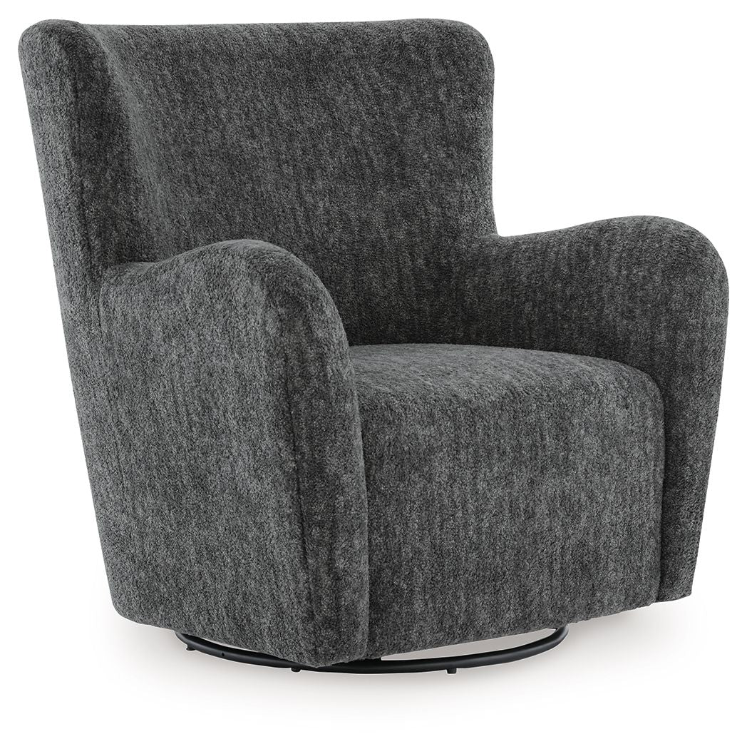 Rowenburg swivel glider accent chair