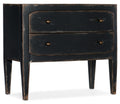 Ciao Bella Bedroom Suite — Ciao Bella Two-Drawer Nightstand- Black