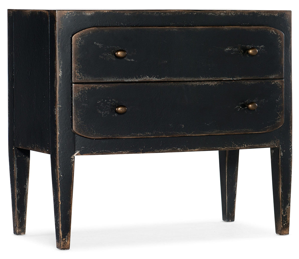 Ciao Bella Bedroom Suite — Ciao Bella Two-Drawer Nightstand- Black