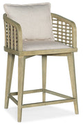 Barstools & Counter Stools — Barrel Back Counter Stool (6015-75350-80)