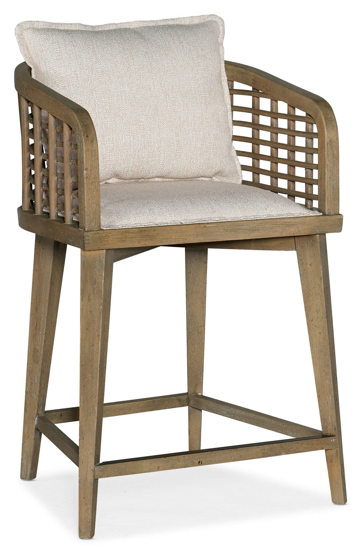 Barstools & Counter Stools — Barrel Back Counter Stool (6015-75350-89)
