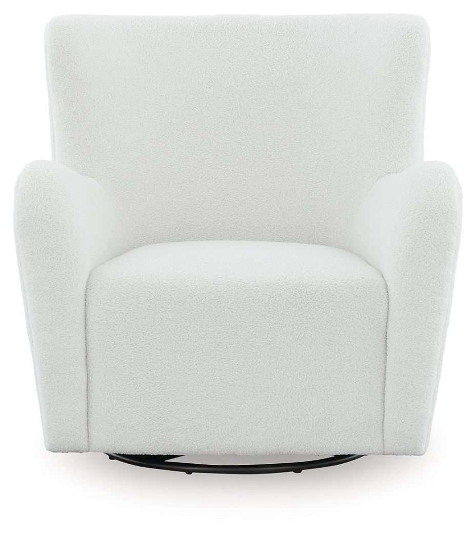 Rowenburg Swivel Glider Accent Chair