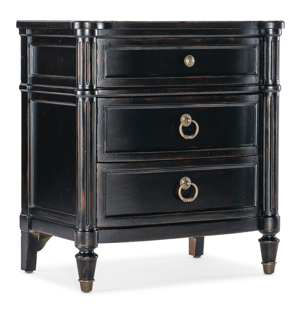 Charleston Bedroom Suite — Charleston — Three-Drawer Nightstand (6750-90015-97)