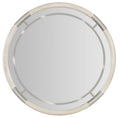 Modern Mood Round Mirror Mink