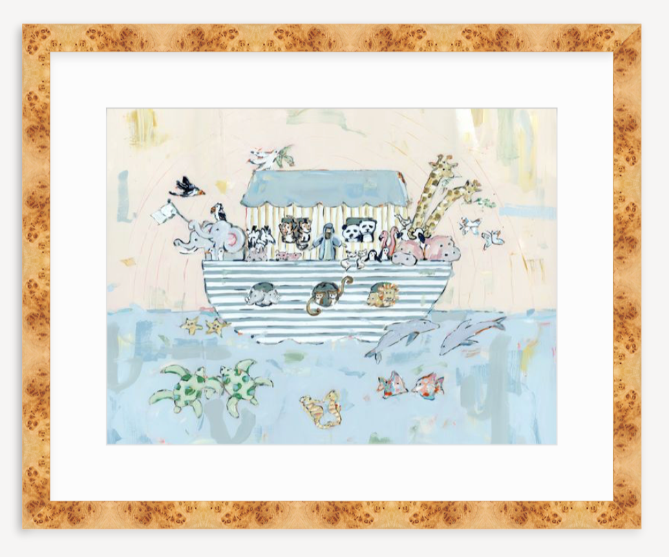 Noah’s Ark V Nursery Fine Art Print