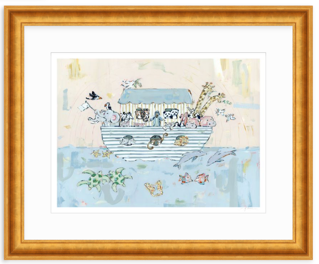 Noah’s Ark V Nursery Fine Art Print