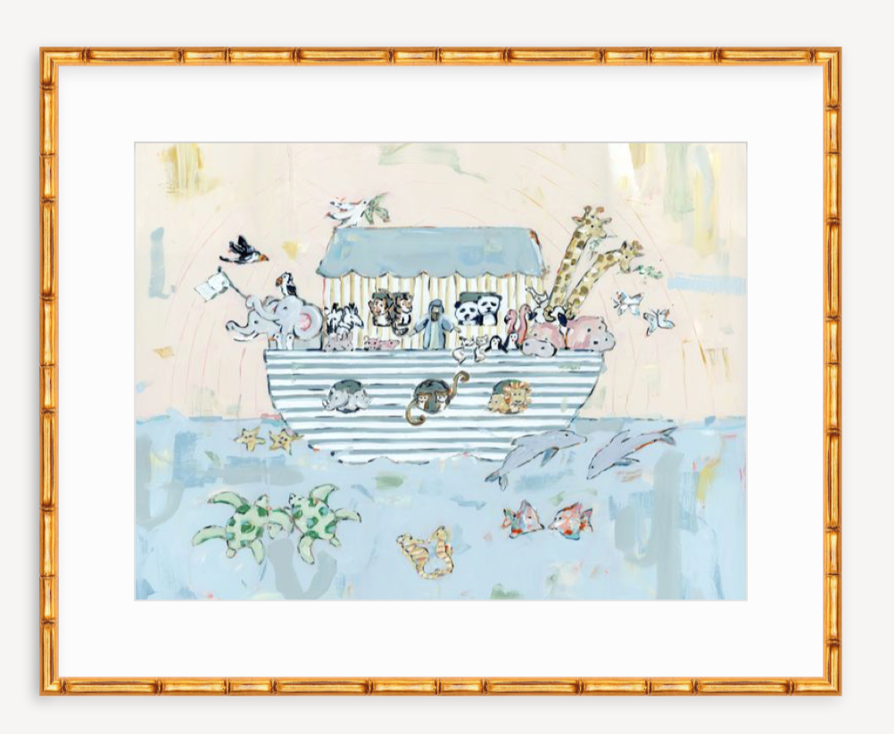 Noah’s Ark V Nursery Fine Art Print