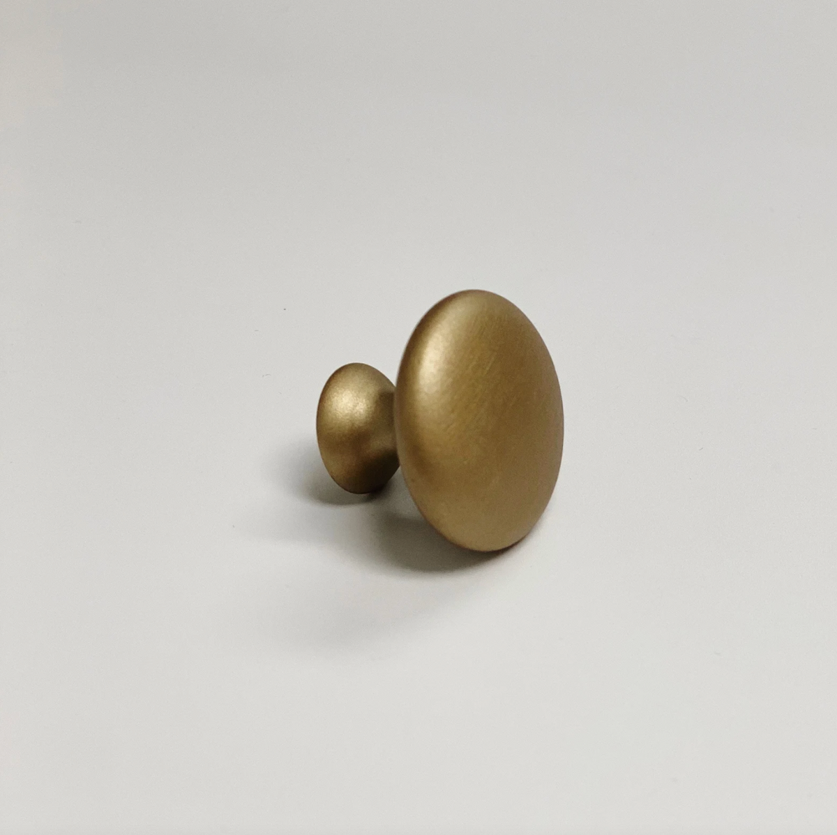 Capri Brushed Gold Cup Drawer Pull, Ring Pull or Round Cabinet Knob