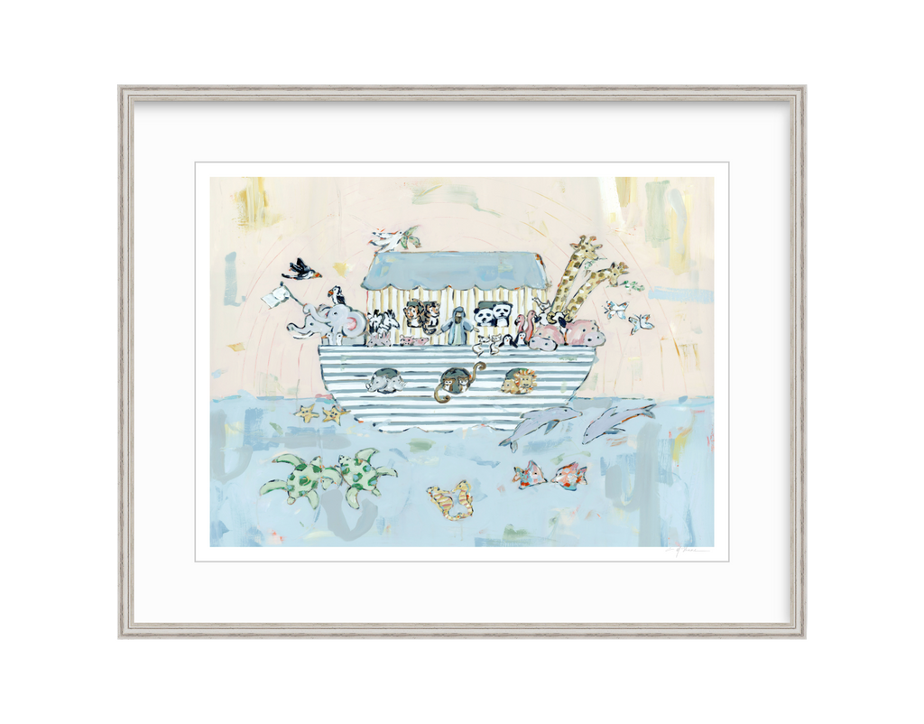 Noah’s Ark V Nursery Fine Art Print