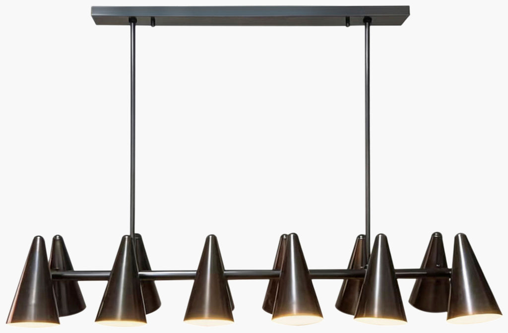 Axiom Chandelier – Pewter Dark Brown – image 2