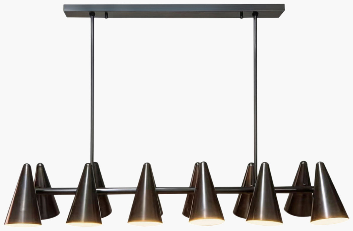 Axiom Chandelier – Pewter Dark Brown – image 2