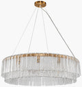 Belluno Chandelier – Electroplated Metallic-Brass – image 1