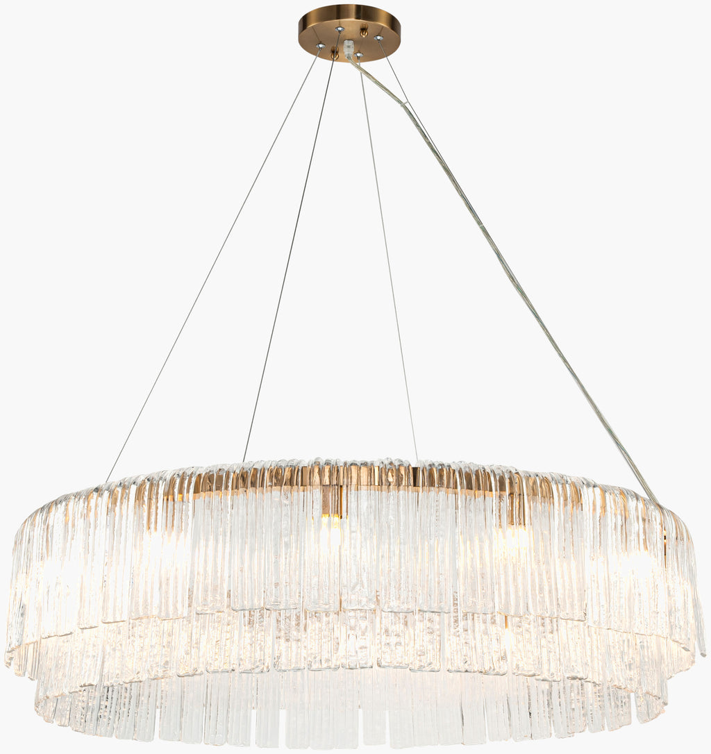 Belluno Chandelier – Electroplated Metallic-Brass – image 2