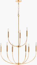 Belden Chandelier – Metallic-Brass – image 1