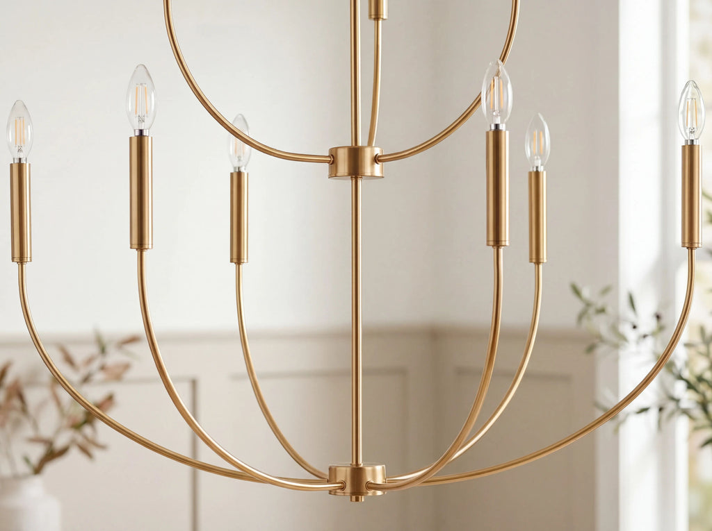 Belden Chandelier – Metallic-Brass – image 2