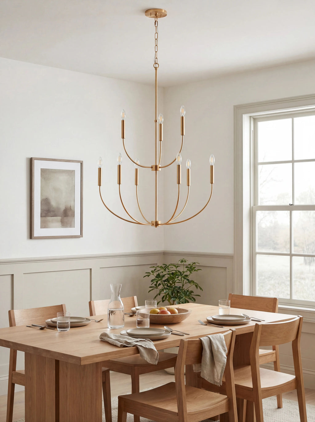 Belden Chandelier – Metallic-Brass – image 3