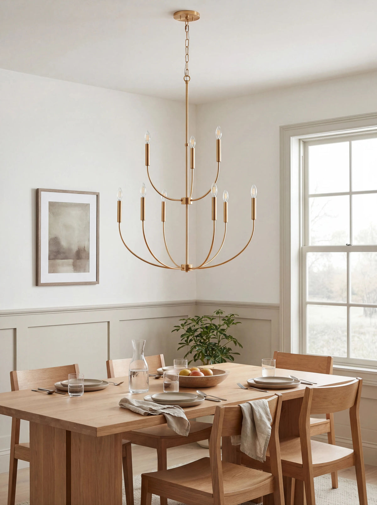Belden Chandelier – Metallic-Brass – image 3