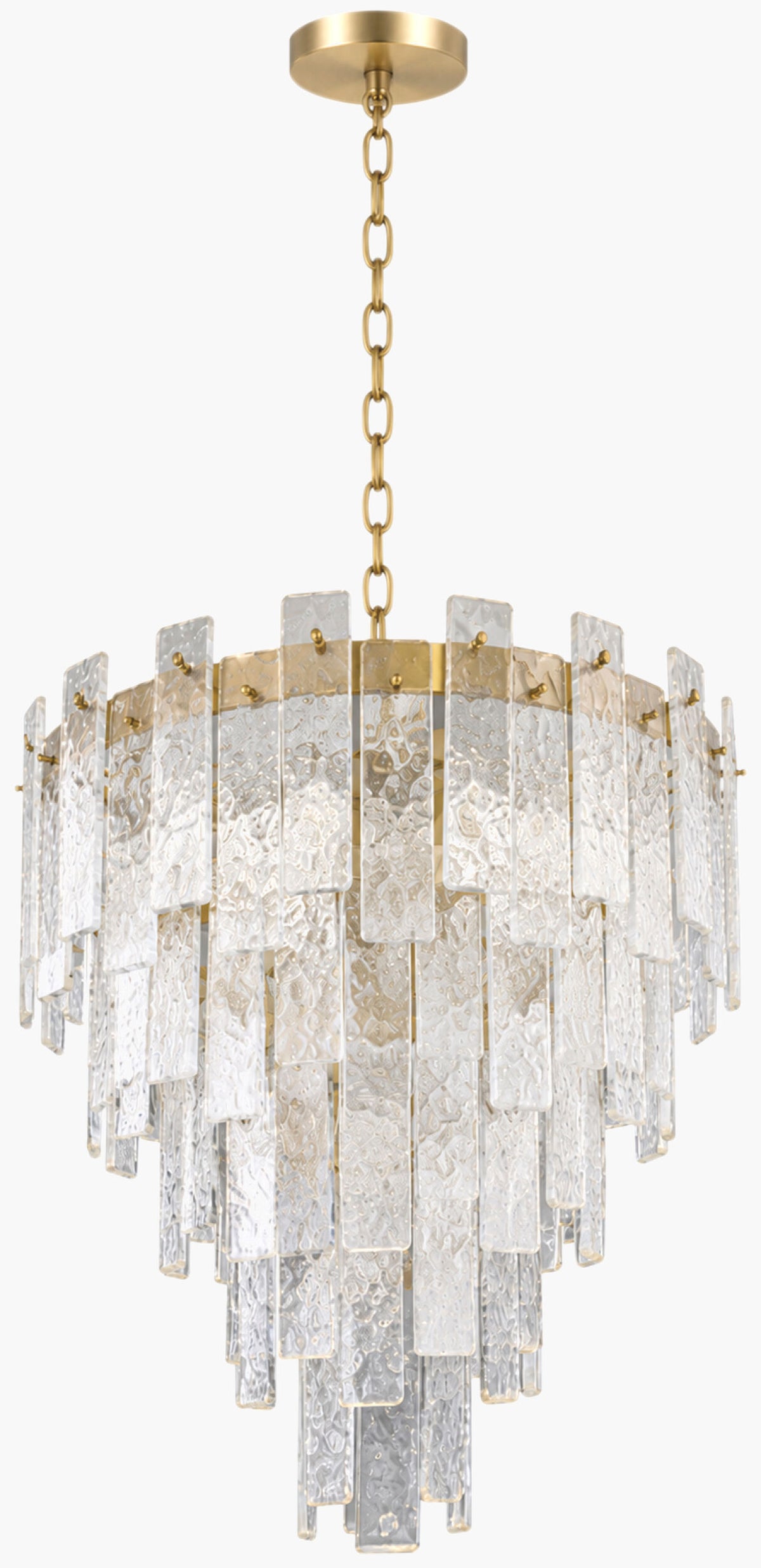 Caelo Chandelier – Antiqued Metallic-Brass – image 1