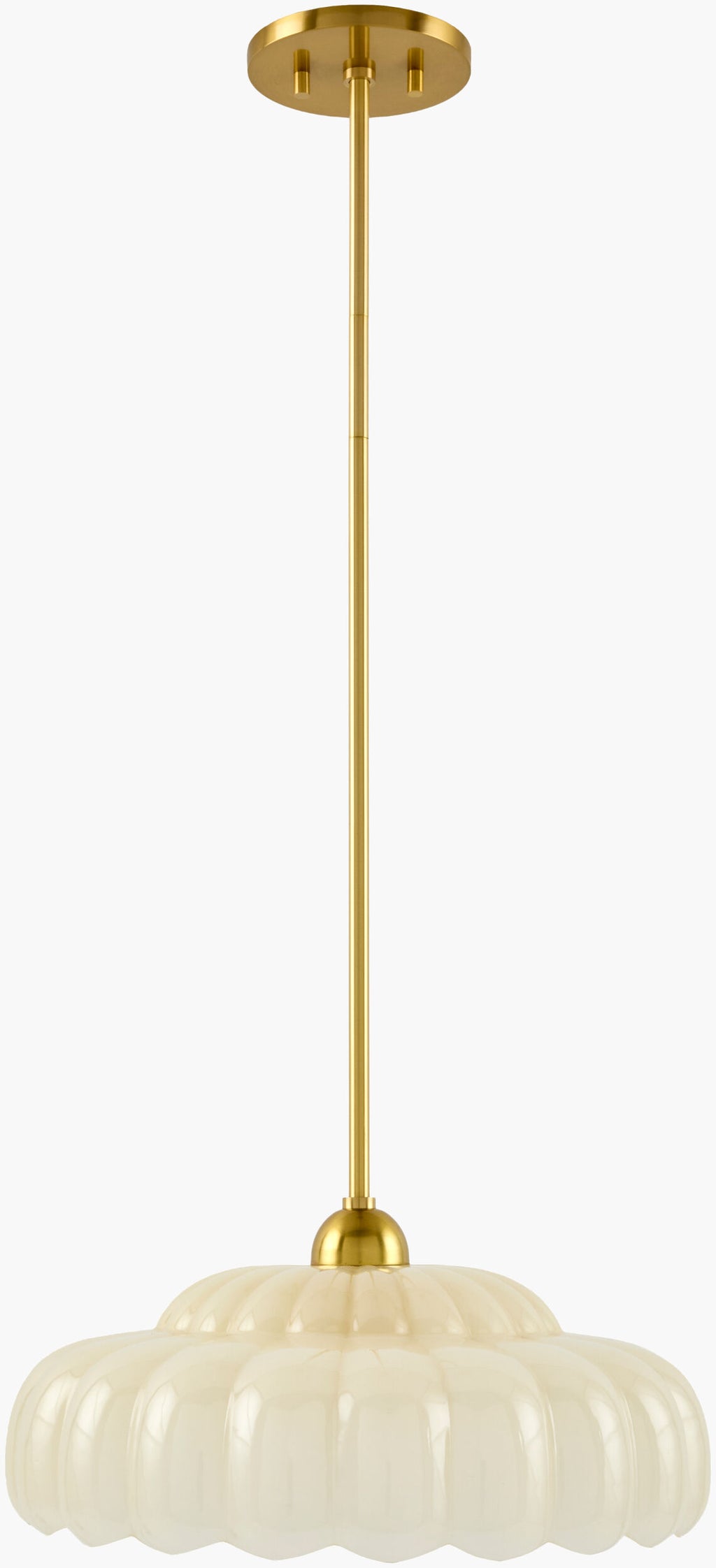 Corinne Pendant – Plated Cream – image 1
