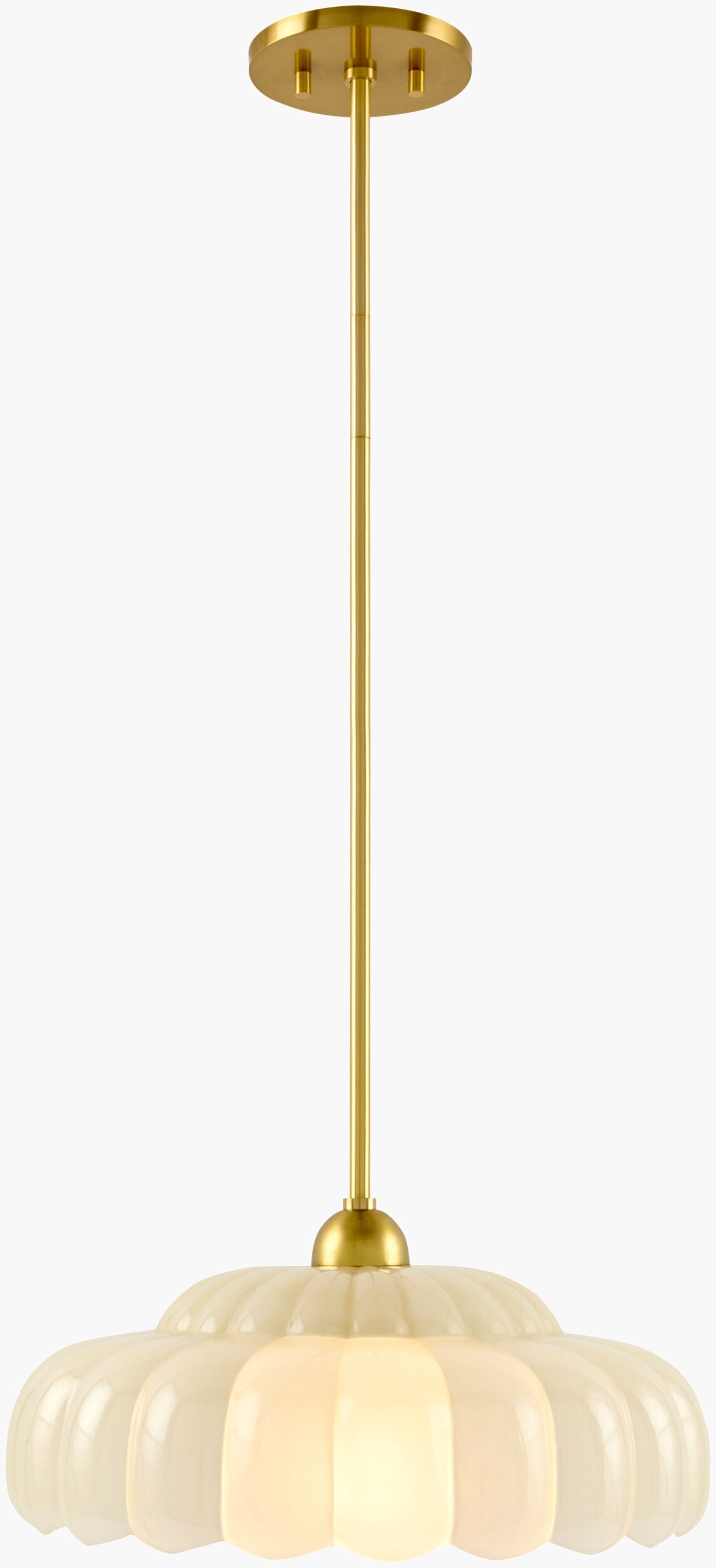Corinne Pendant – Plated Cream – image 5