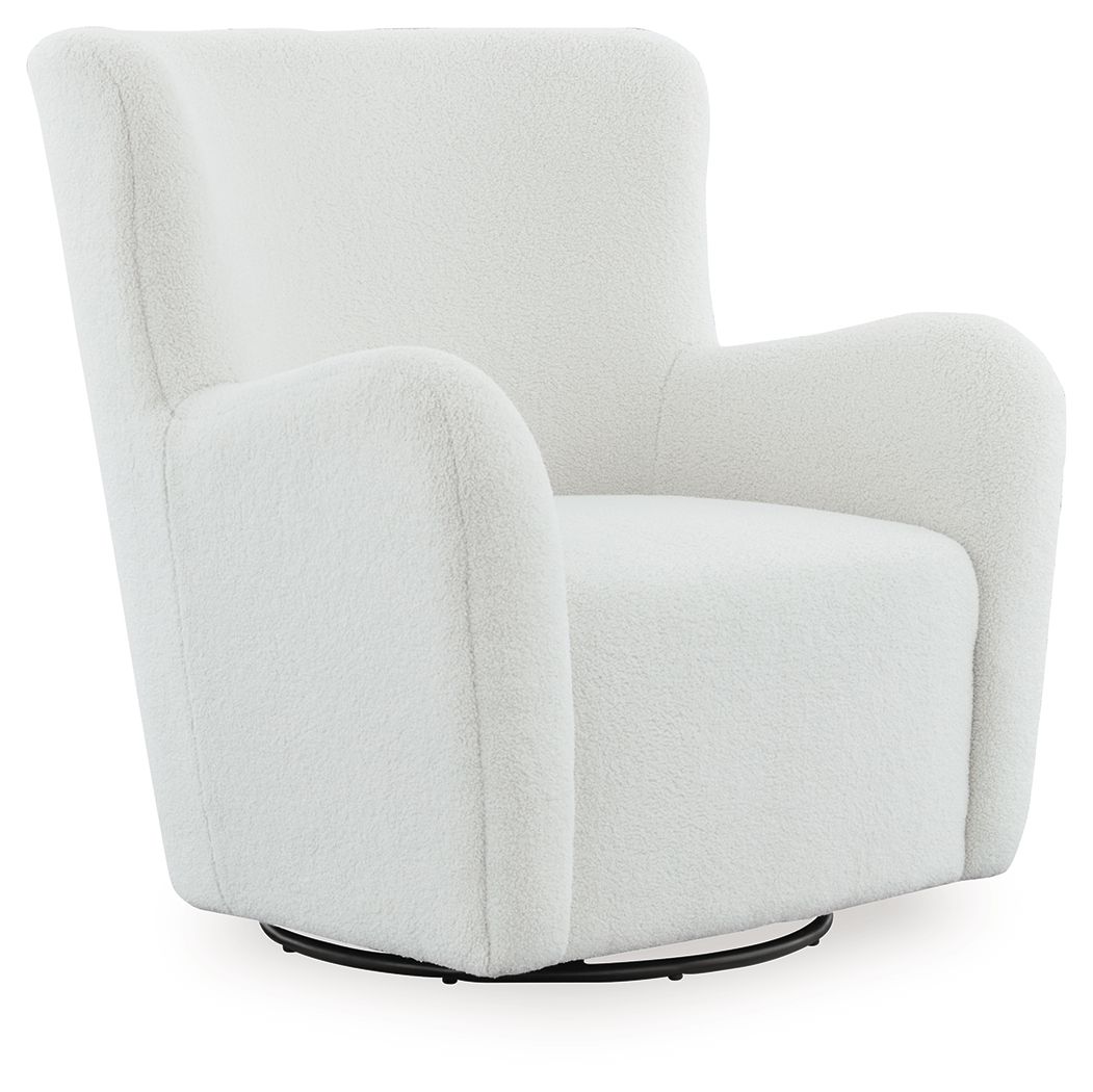 Rowenburg Swivel Glider Accent Chair