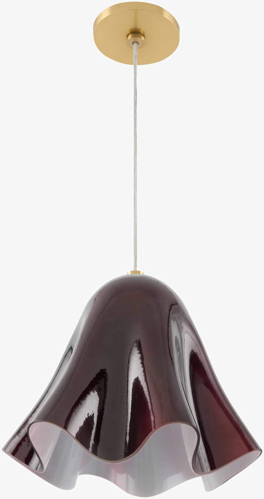 Eryon Pendant – Plated Dark Red – image 1