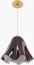 Eryon Pendant – Plated Dark Red – image 1