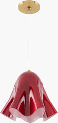 Eryon Pendant – Plated Bright Red – image 1