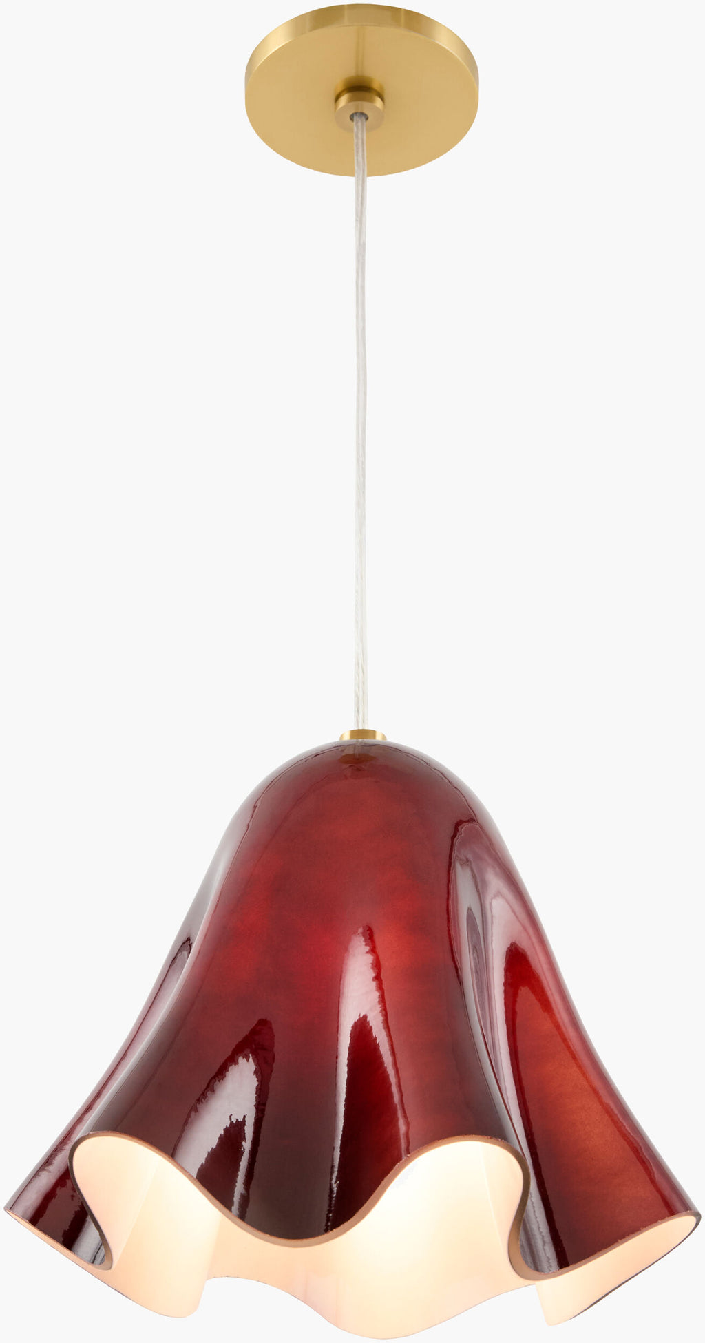 Eryon Pendant – Plated Dark Red – image 4