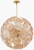 Evara Chandelier – Plated Metallic-Brass – image 1