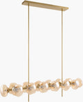 Helion Chandelier – Electroplated Metallic-Brass – image 1