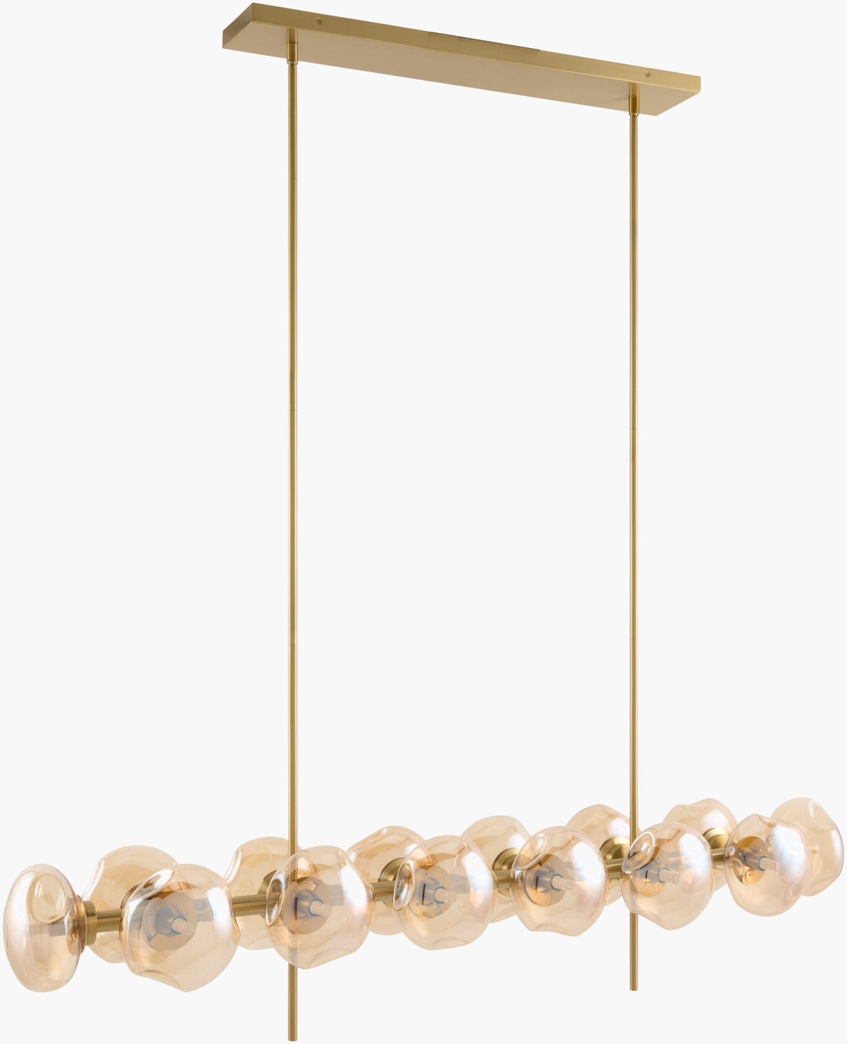 Helion Chandelier – Electroplated Metallic-Brass – image 1