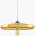 Kyren Pendant – Plated Metallic-Brass – image 1
