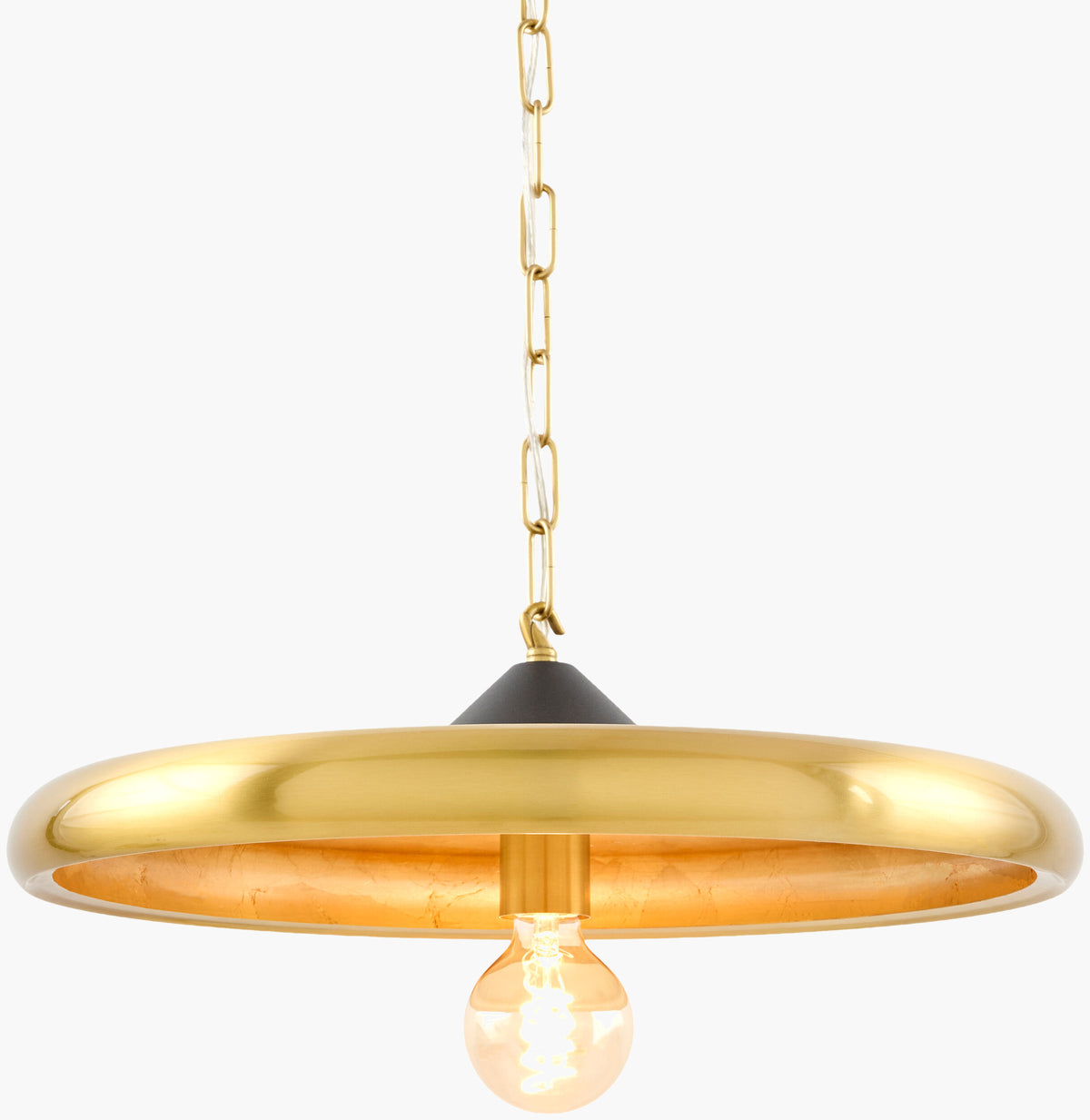 Kyren Pendant – Plated Metallic-Brass – image 5