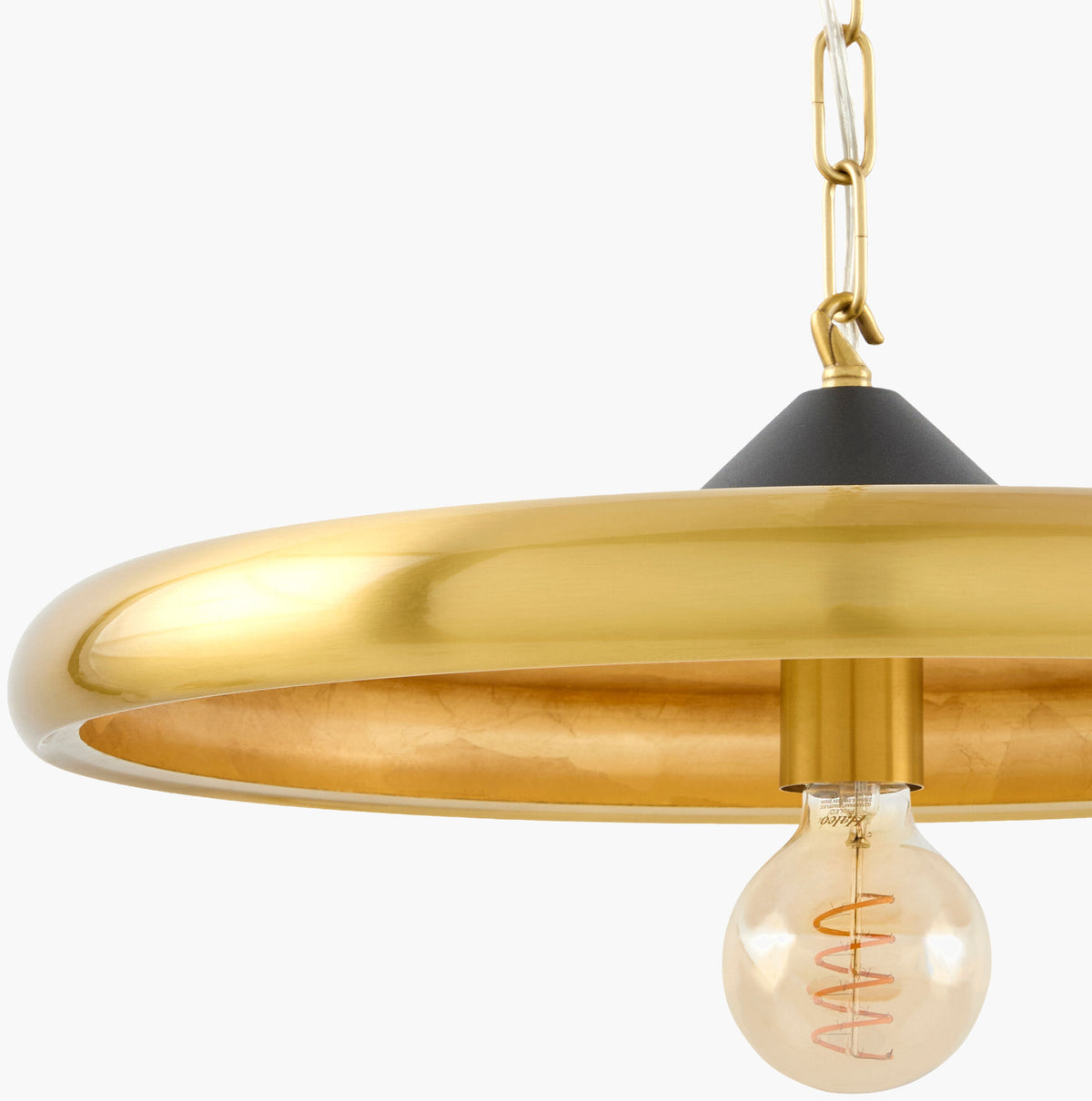 Kyren Pendant – Plated Metallic-Brass – image 3
