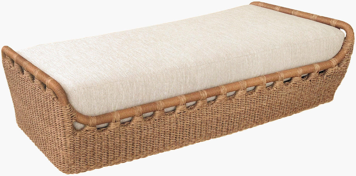 Marvella Outdoor Ottoman – 76" W