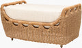Marvella Outdoor Ottoman – 33" W