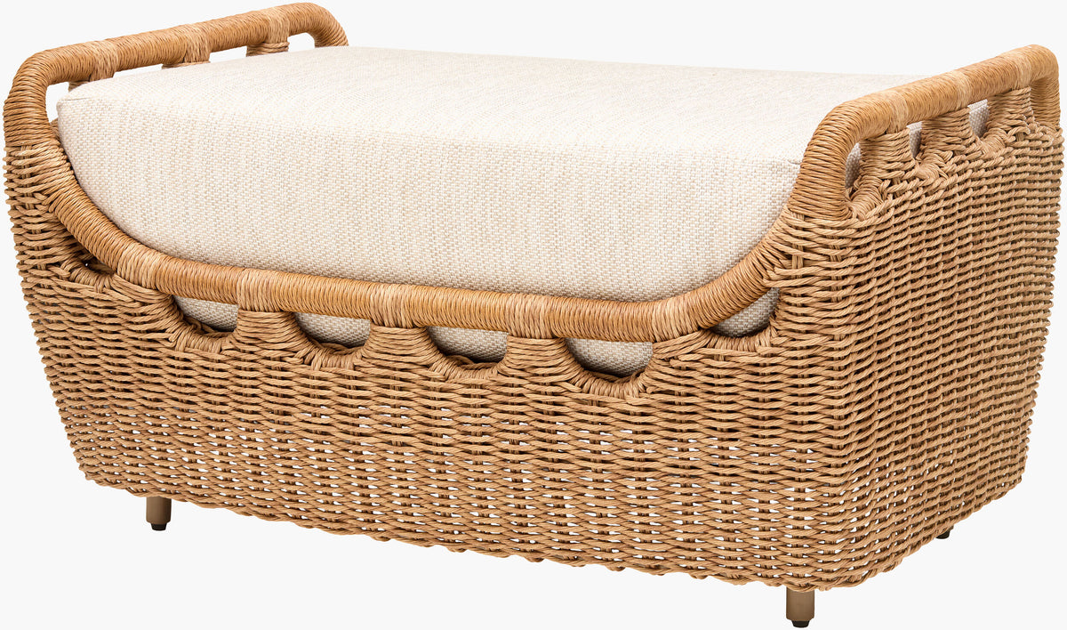 Marvella Outdoor Ottoman – 33" W