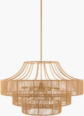 Almaris Weave Chandelier – Electroplated Metallic-Brass – image 1