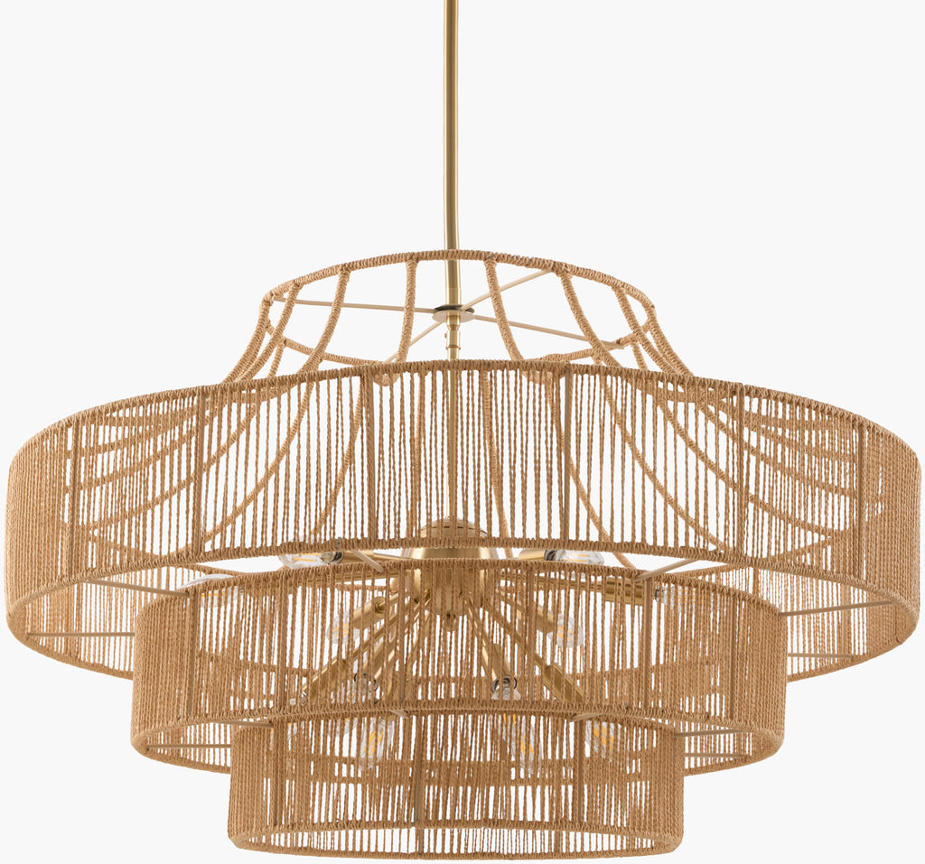Almaris Weave Chandelier – Electroplated Metallic-Brass – image 3