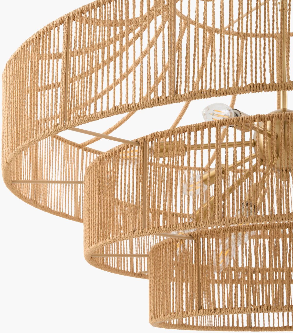 Almaris Weave Chandelier – Electroplated Metallic-Brass – image 5
