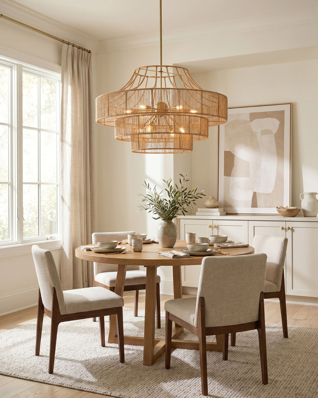 Almaris Weave Chandelier – Electroplated Metallic-Brass – image 2