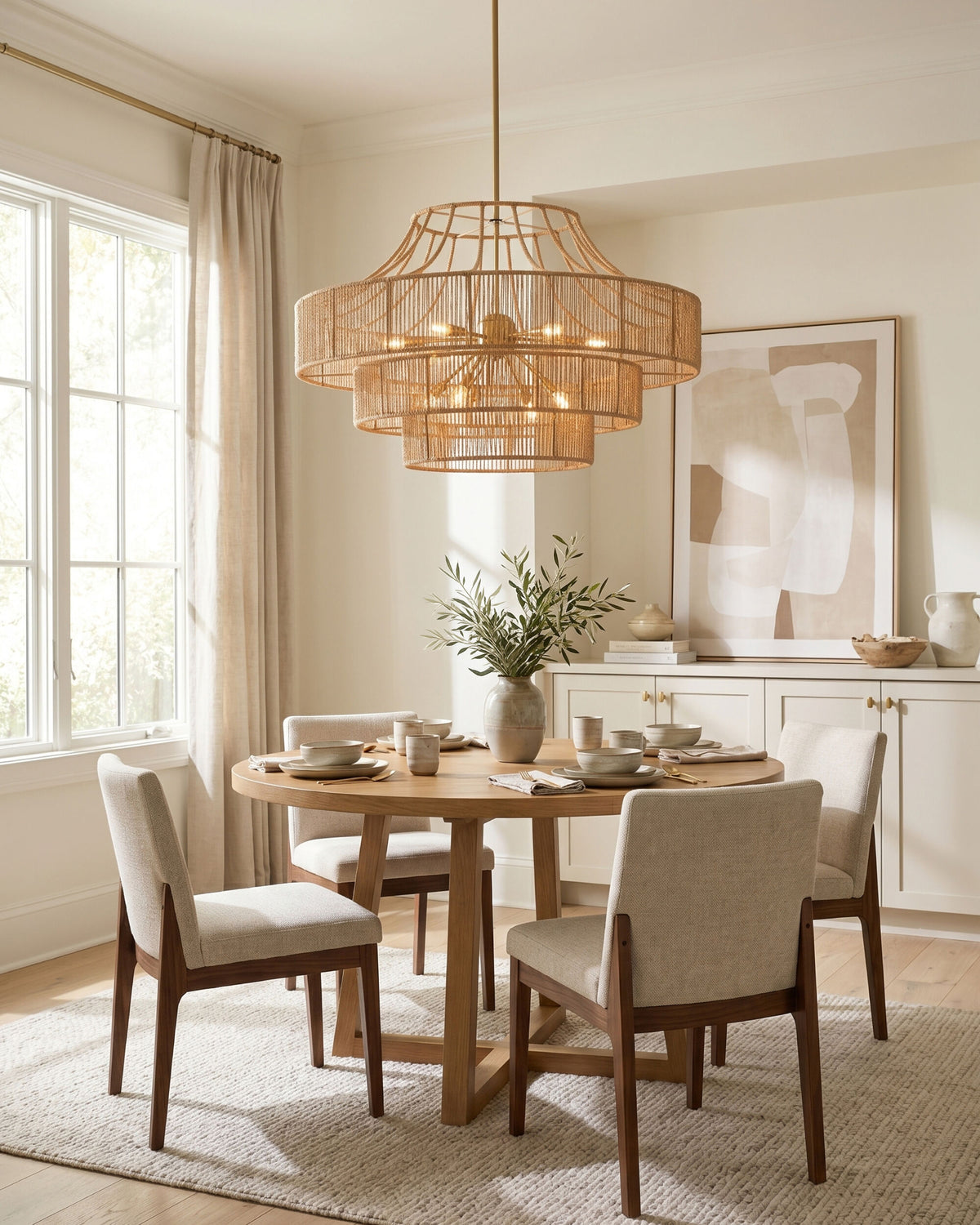 Almaris Weave Chandelier – Electroplated Metallic-Brass – image 2