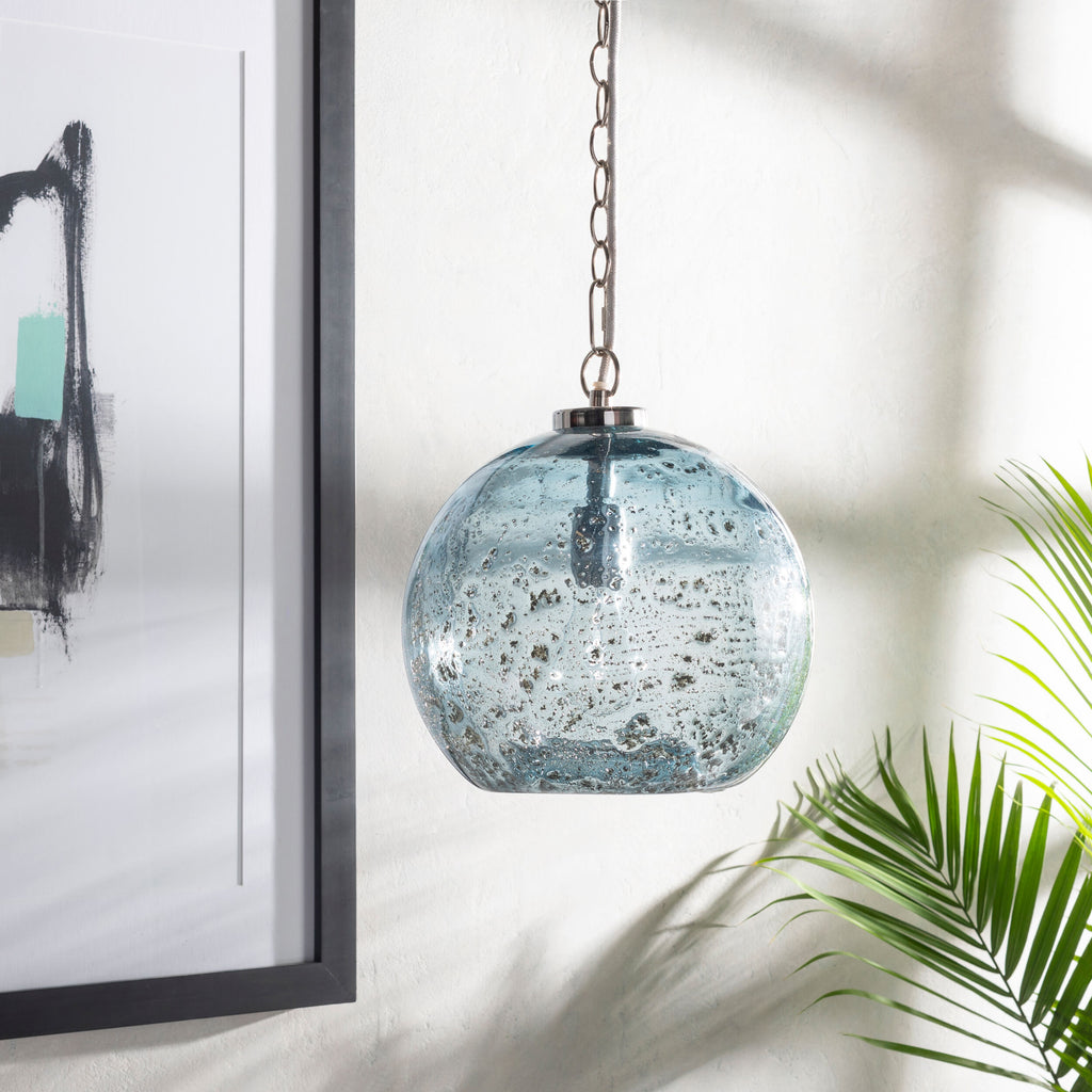 Azulmere Pendant – Electroplated Blue – image 3