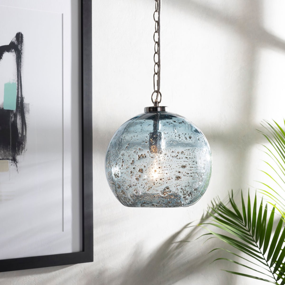 Azulmere Pendant – Electroplated Blue – image 2
