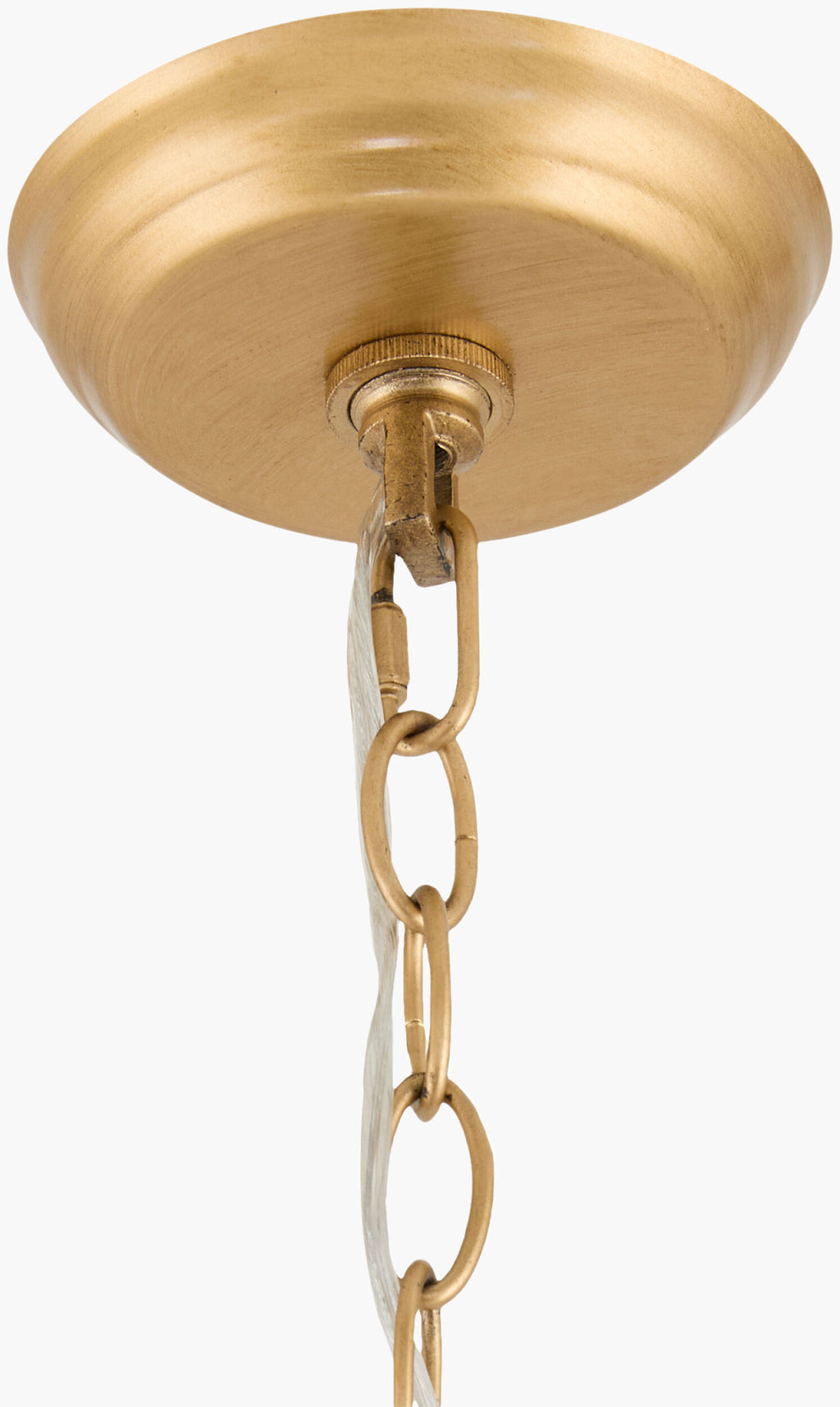 Coquina Vale Chandelier – Painted Gold, 39" W – image 6